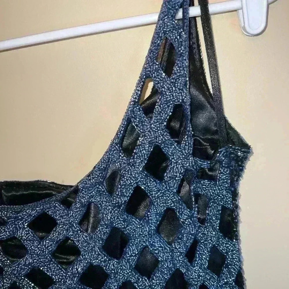 SCALA vintage SEQUINS FORMAL DRESS SMALL - Picture 7 of 16